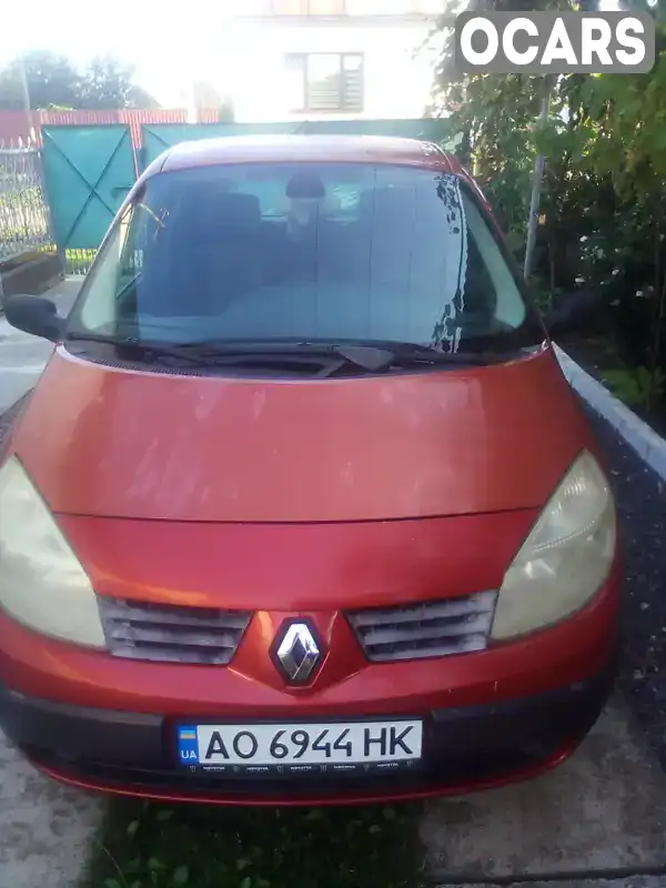 Минивэн Renault Scenic 2004 1.6 л. Ручная / Механика обл. Закарпатская, Мукачево - Фото 1/9