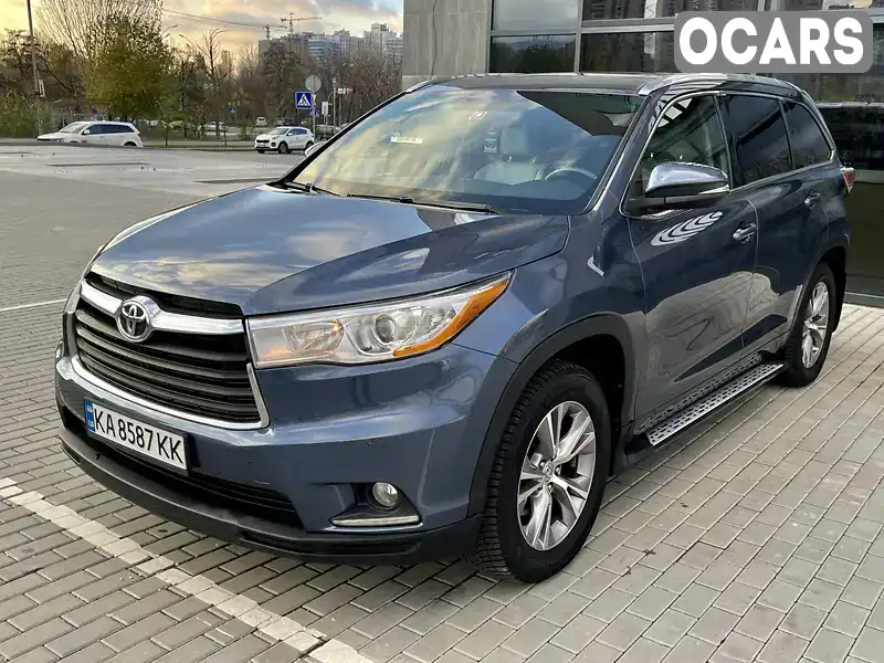 Позашляховик / Кросовер Toyota Highlander 2015 3.46 л. Автомат обл. Київська, Київ - Фото 1/21