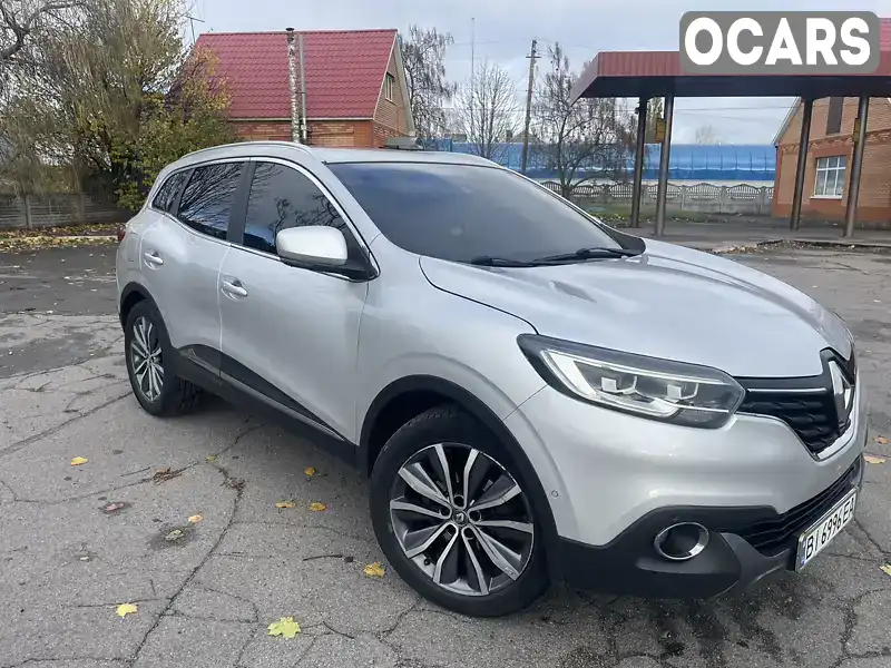 Позашляховик / Кросовер Renault Kadjar 2016 1.5 л. Ручна / Механіка обл. Полтавська, Хорол - Фото 1/7