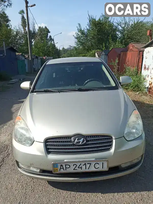 Седан Hyundai Accent 2008 1.4 л. Ручная / Механика обл. Запорожская, Запорожье - Фото 1/5