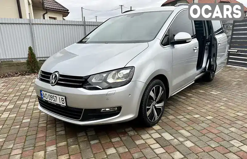 Мінівен Volkswagen Sharan 2015 1.97 л. Автомат обл. Закарпатська, Ужгород - Фото 1/21