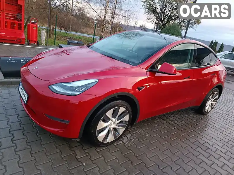 Позашляховик / Кросовер Tesla Model Y 2021 null_content л. Автомат обл. Івано-Франківська, Калуш - Фото 1/20