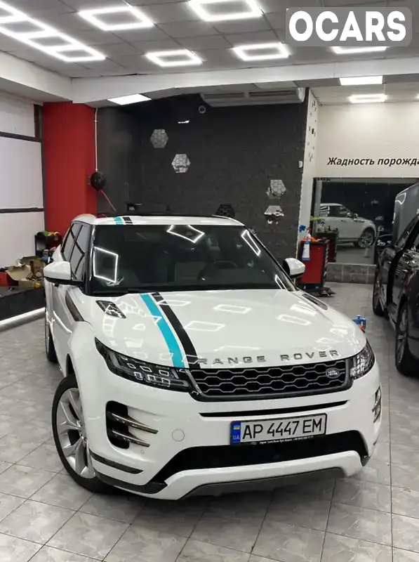 Позашляховик / Кросовер Land Rover Range Rover Evoque 2020 2 л. Автомат обл. Запорізька, Запоріжжя - Фото 1/21