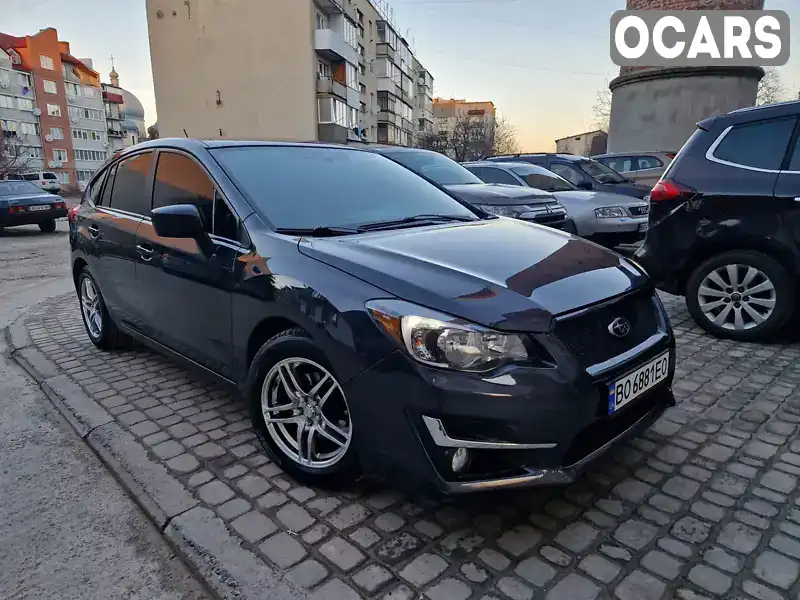 Хэтчбек Subaru Impreza 2016 2 л. Ручная / Механика обл. Тернопольская, Тернополь - Фото 1/21