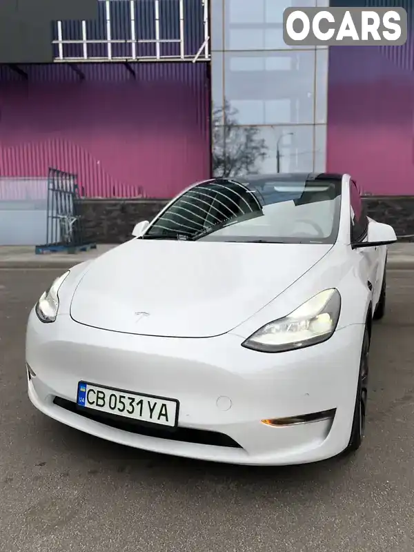 Внедорожник / Кроссовер Tesla Model Y 2021 null_content л. Автомат обл. Киевская, Киев - Фото 1/20