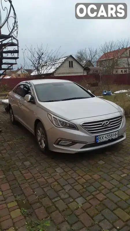 Седан Hyundai Sonata 2015 2 л. Автомат обл. Хмельницкая, Славута - Фото 1/20