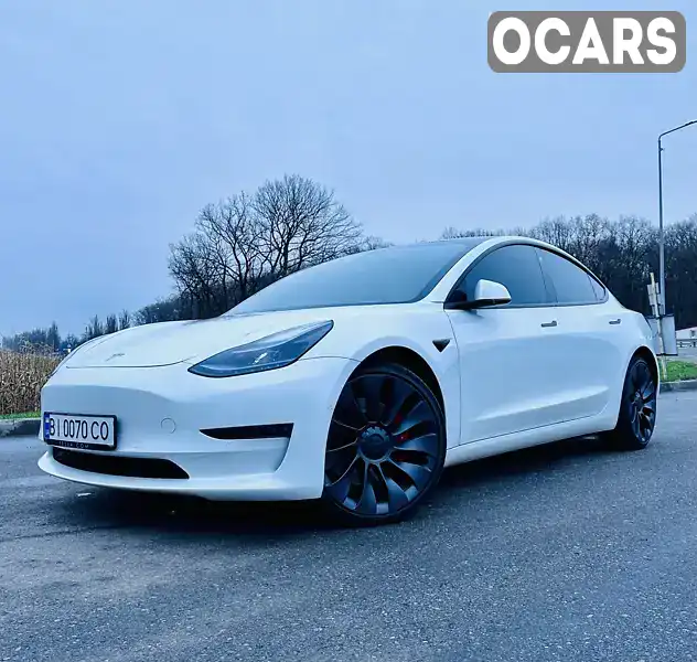 Седан Tesla Model 3 2021 null_content л. Автомат обл. Полтавская, Полтава - Фото 1/17