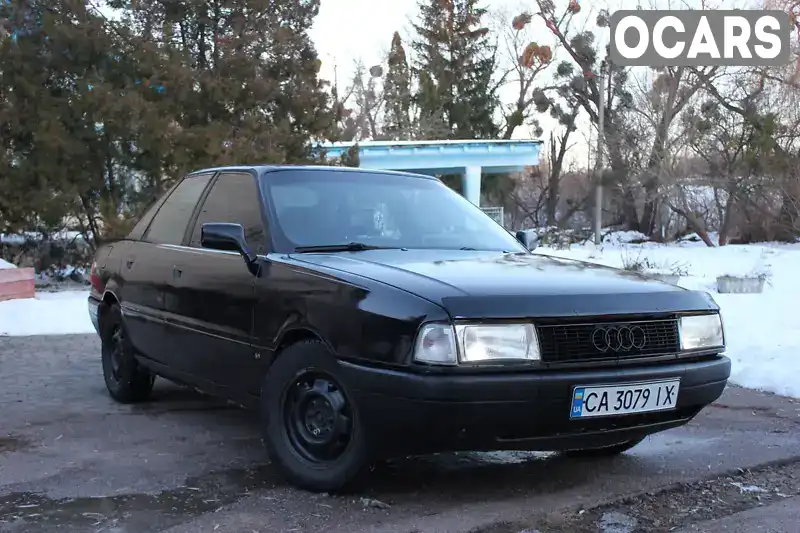 Седан Audi 80 1988 1.6 л. Ручна / Механіка обл. Черкаська, Кам'янка - Фото 1/21