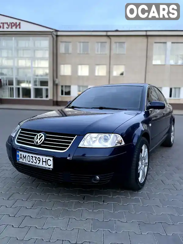 Седан Volkswagen Passat 2000 1.98 л. Ручна / Механіка обл. Житомирська, Звягель - Фото 1/21