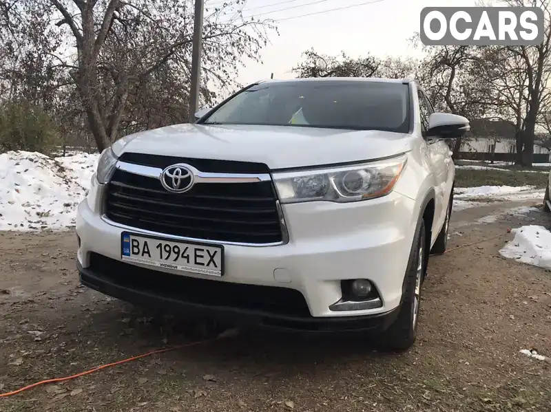 Позашляховик / Кросовер Toyota Highlander 2015 3.55 л. Автомат обл. Кіровоградська, Новомиргород - Фото 1/14