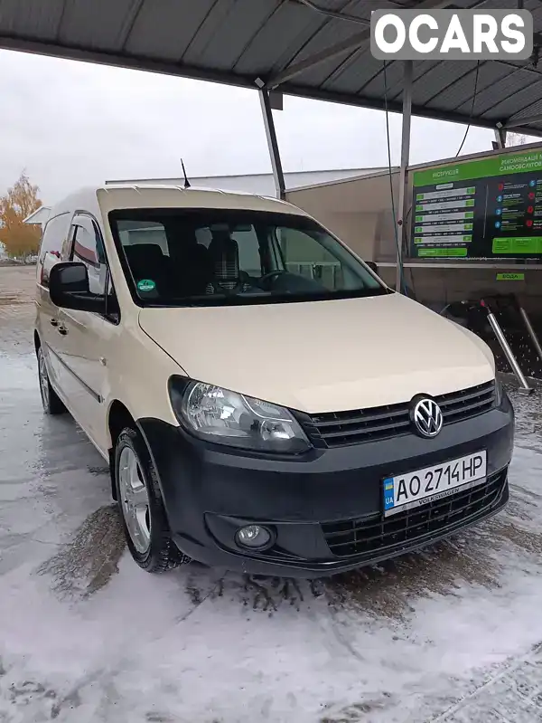 Минивэн Volkswagen Caddy 2012 1.6 л. Автомат обл. Закарпатская, Виноградов - Фото 1/9