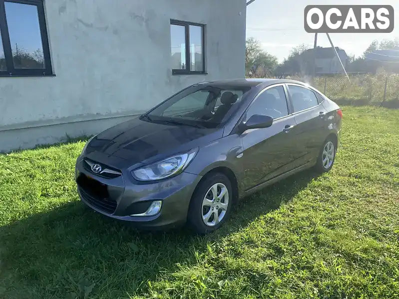 Седан Hyundai Accent 2012 1.4 л. Ручна / Механіка обл. Львівська, Моршин - Фото 1/9