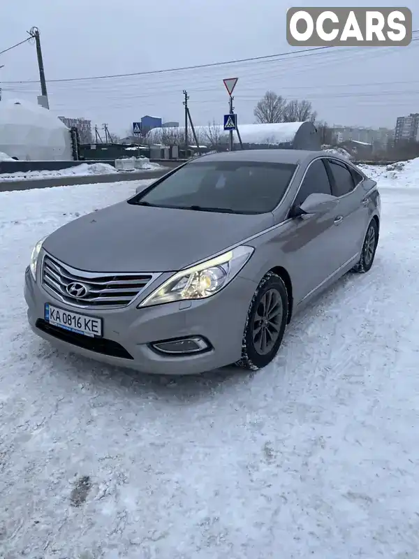 Седан Hyundai Grandeur 2012 3 л. Автомат обл. Киевская, Вышневое - Фото 1/14