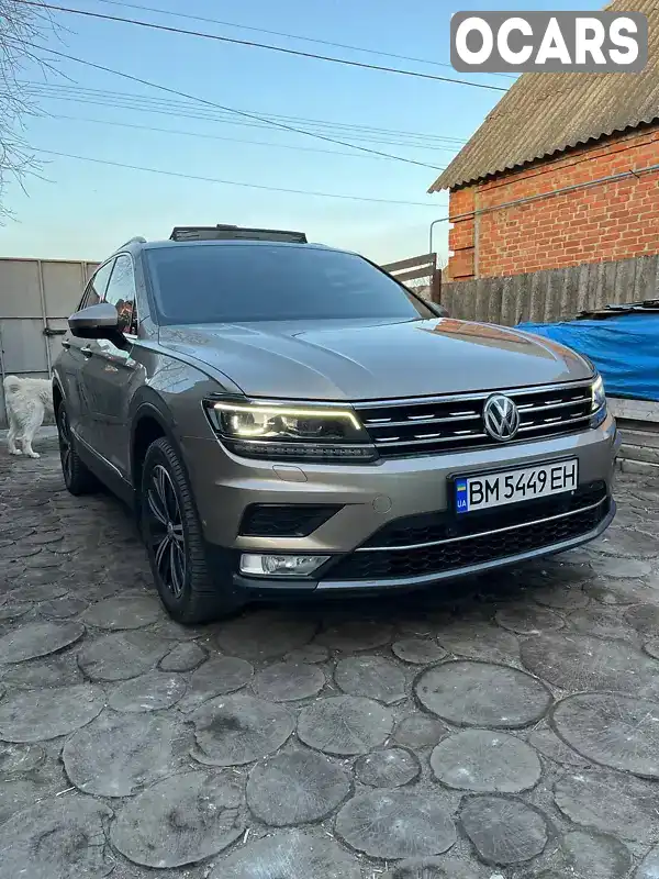 Позашляховик / Кросовер Volkswagen Tiguan 2017 1.97 л. Автомат обл. Сумська, Суми - Фото 1/21