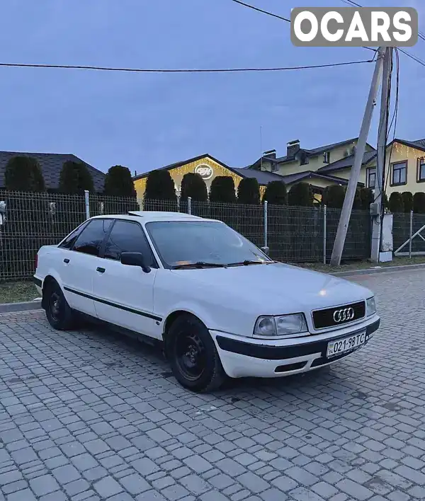 Седан Audi 80 1992 2 л. Ручна / Механіка обл. Львівська, Миколаїв - Фото 1/12