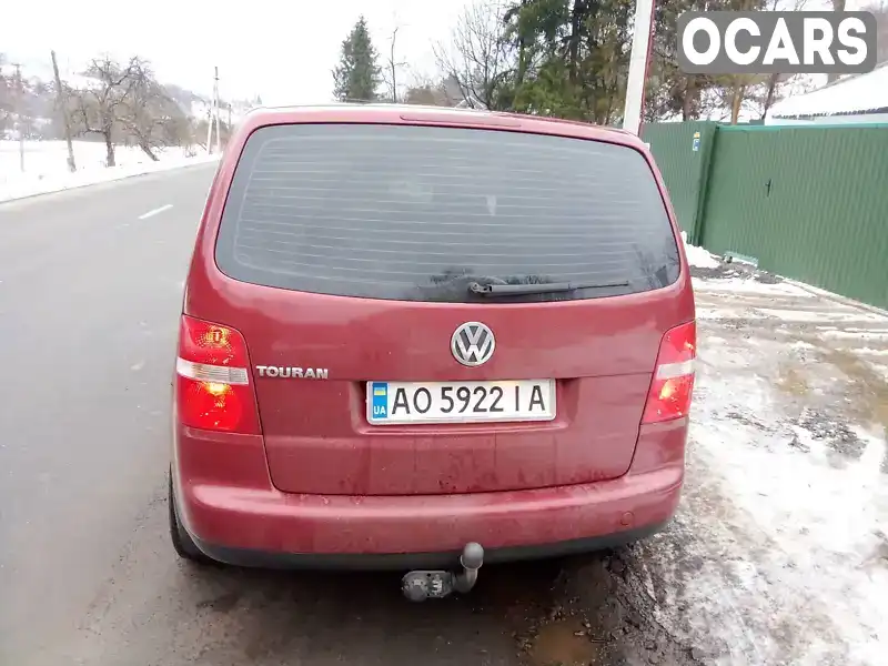 Минивэн Volkswagen Touran 2003 1.6 л. Ручная / Механика обл. Одесская, Кодыма - Фото 1/21