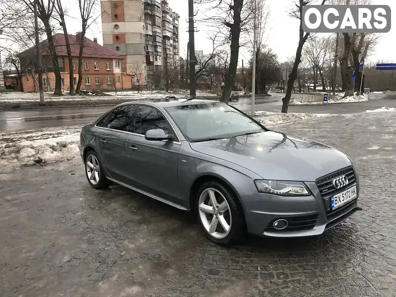 Седан Audi A4 2011 1.98 л. Автомат обл. Хмельницкая, Хмельницкий - Фото 1/16