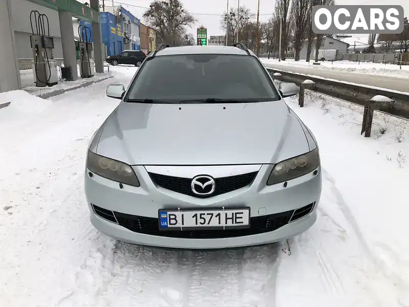 Універсал Mazda 6 2007 2 л. Ручна / Механіка обл. Полтавська, Полтава - Фото 1/15