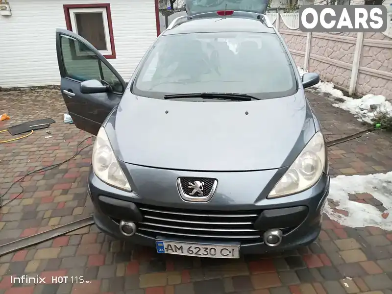 Універсал Peugeot 307 2007 1.99 л. Ручна / Механіка обл. Житомирська, Коростишів - Фото 1/21