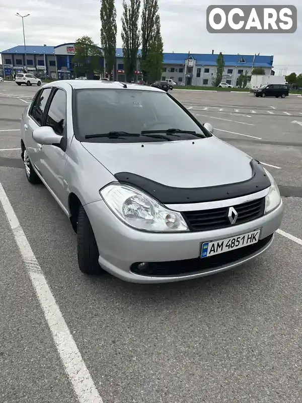 Седан Renault Symbol 2012 1.4 л. Ручна / Механіка обл. Житомирська, Житомир - Фото 1/21