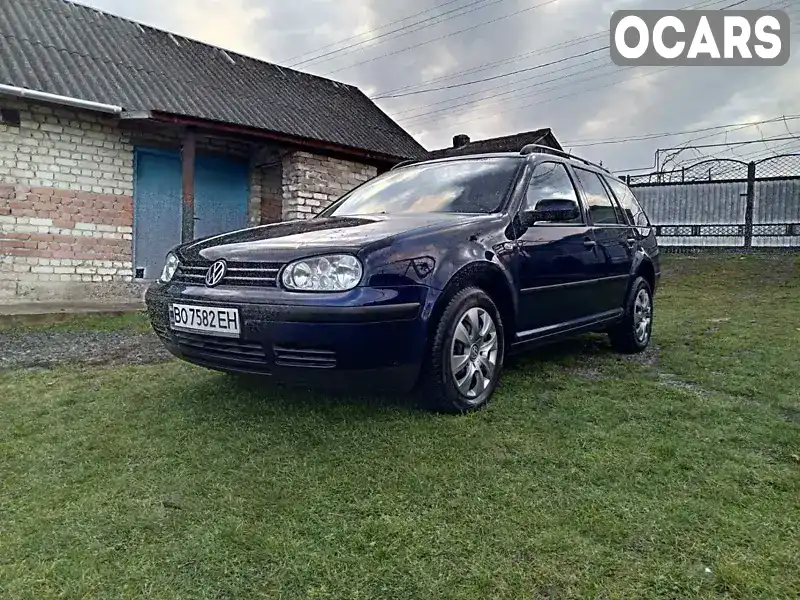 Универсал Volkswagen Golf 2002 1.6 л. Ручная / Механика обл. Тернопольская, Борщев - Фото 1/10