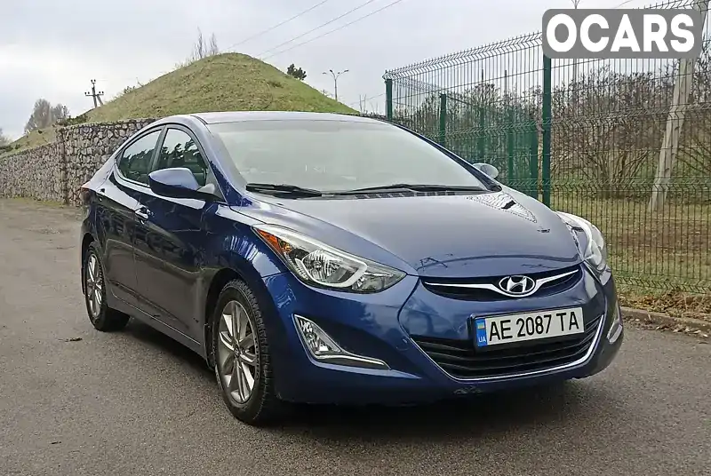 Седан Hyundai Elantra 2015 1.8 л. Автомат обл. Дніпропетровська, Дніпро (Дніпропетровськ) - Фото 1/19