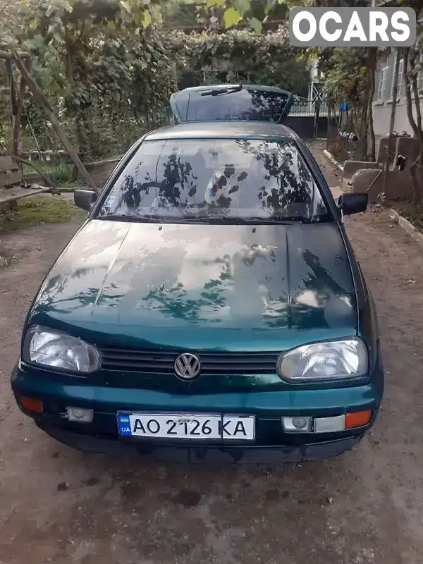 Хетчбек Volkswagen Golf 1996 1.39 л. Ручна / Механіка обл. Закарпатська, Ужгород - Фото 1/5
