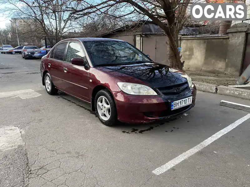 Седан Honda Civic 2004 1.59 л. Ручная / Механика обл. Одесская, Одесса - Фото 1/8