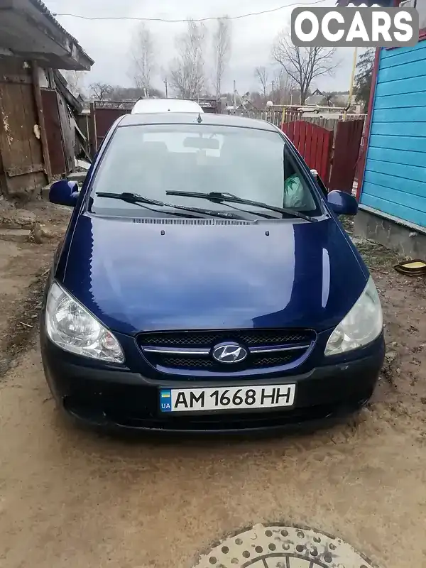 Хетчбек Hyundai Getz 2006 1.4 л. Ручна / Механіка обл. Житомирська, Житомир - Фото 1/7