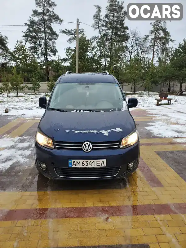 Мінівен Volkswagen Caddy 2014 1.97 л. обл. Житомирська, Брусилів - Фото 1/14