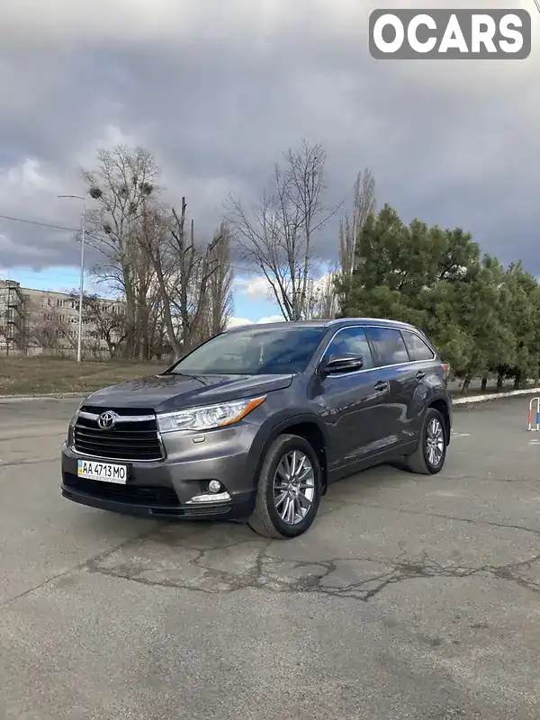 Позашляховик / Кросовер Toyota Highlander 2014 3.46 л. Автомат обл. Київська, Київ - Фото 1/21