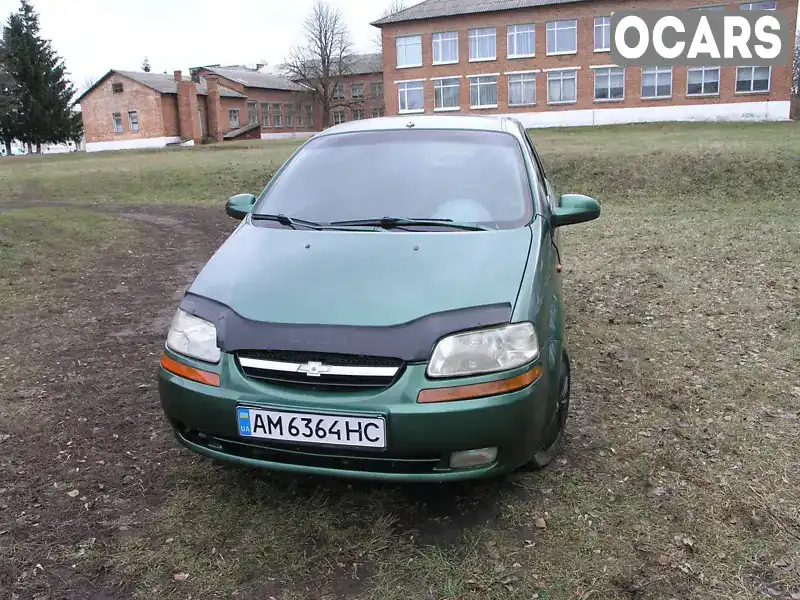 Седан Chevrolet Aveo 2004 1.5 л. Ручная / Механика обл. Житомирская, Житомир - Фото 1/15