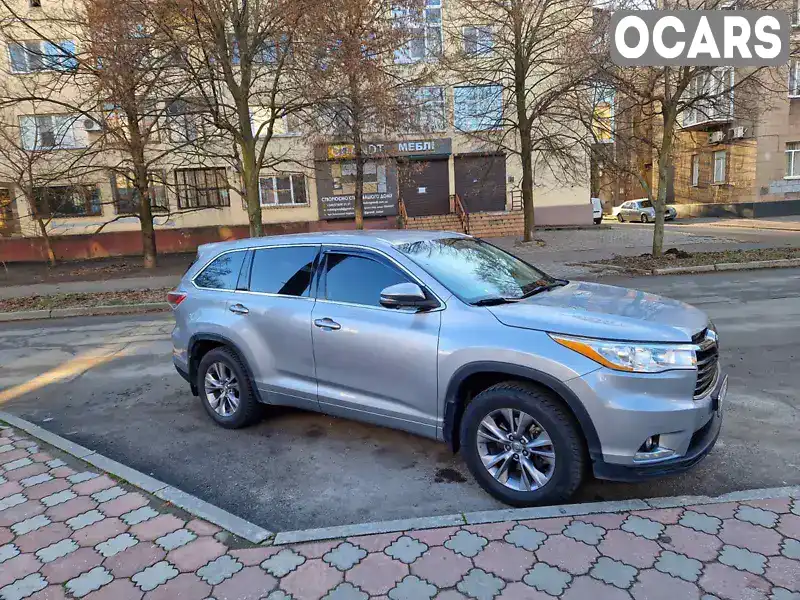 Внедорожник / Кроссовер Toyota Highlander 2015 2.67 л. Автомат обл. Запорожская, Запорожье - Фото 1/12