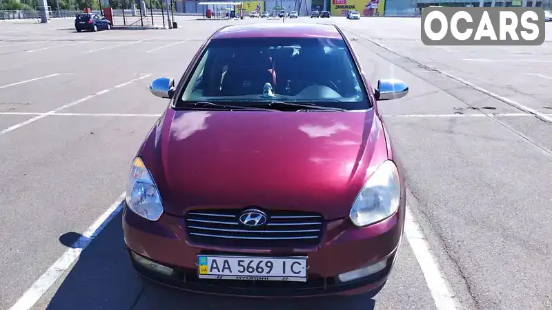 Седан Hyundai Accent 2008 1.6 л. Ручна / Механіка обл. Київська, Київ - Фото 1/20