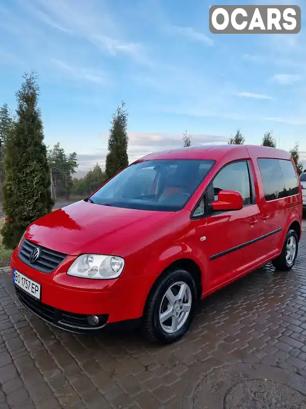 Минивэн Volkswagen Caddy 2009 1.4 л. Ручная / Механика обл. Тернопольская, Бучач - Фото 1/21