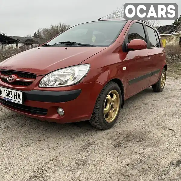 Хэтчбек Hyundai Getz 2006 1.4 л. Ручная / Механика обл. Харьковская, Боровая - Фото 1/9