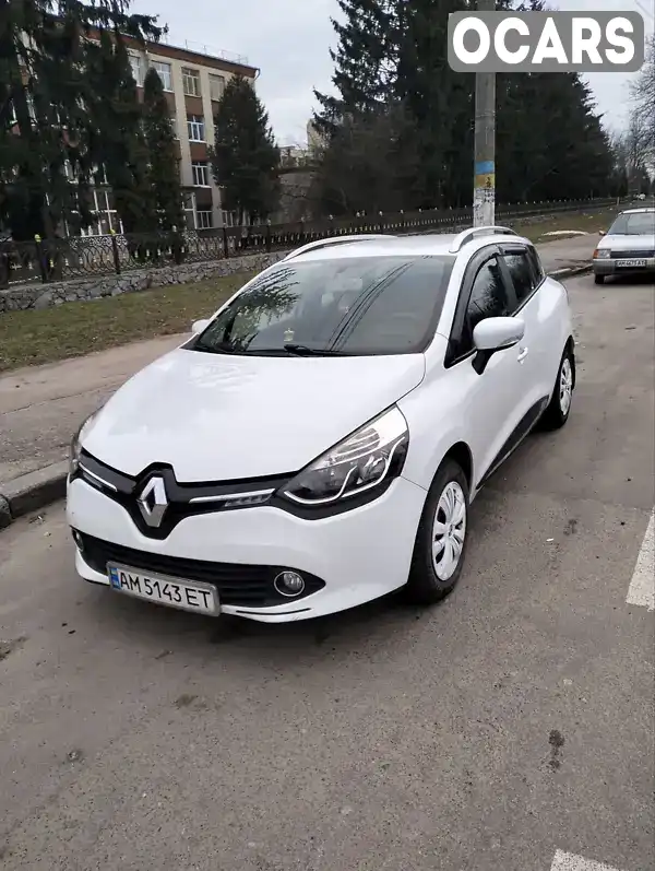 Универсал Renault Clio 2013 1.46 л. Ручная / Механика обл. Житомирская, Житомир - Фото 1/8