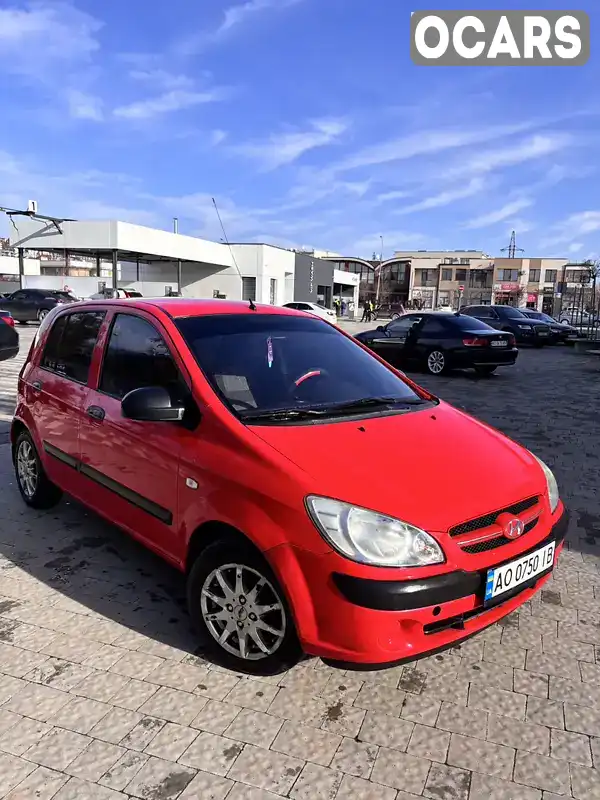 Хэтчбек Hyundai Getz 2008 1.09 л. обл. Закарпатская, Ужгород - Фото 1/21