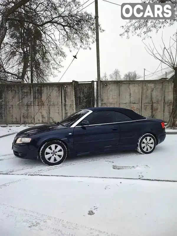 Кабріолет Audi A4 2007 1.98 л. Автомат обл. Полтавська, Лубни - Фото 1/21