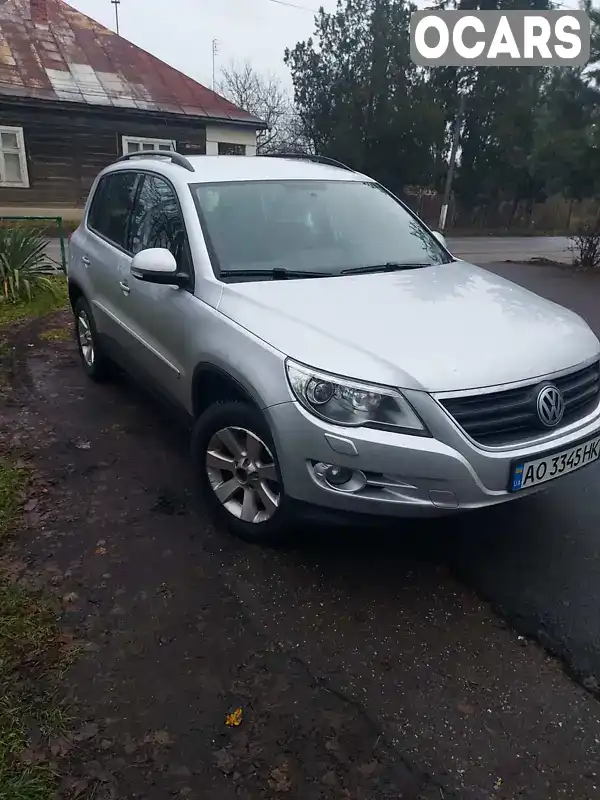 Позашляховик / Кросовер Volkswagen Tiguan 2007 1.97 л. Ручна / Механіка обл. Закарпатська, Виноградів - Фото 1/9