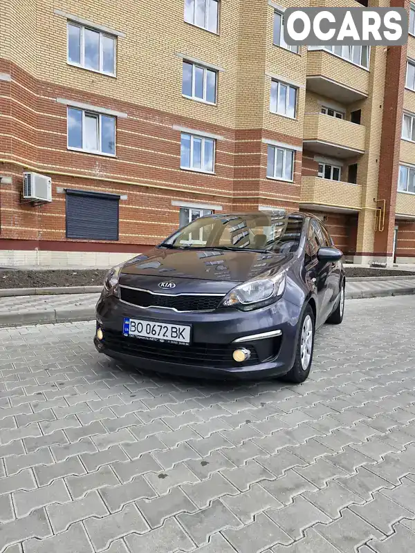 Седан Kia Rio 2016 1.4 л. Автомат обл. Тернопільська, Тернопіль - Фото 1/21