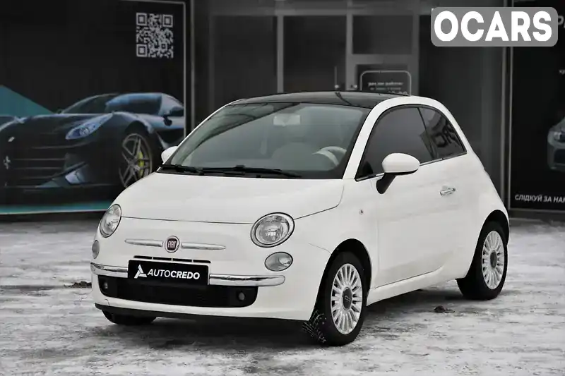 Хэтчбек Fiat 500 2011 1.24 л. Автомат обл. Харьковская, Харьков - Фото 1/17