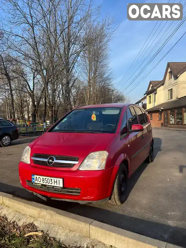 Мікровен Opel Meriva 2004 1.69 л. обл. Закарпатська, Іршава - Фото 1/10