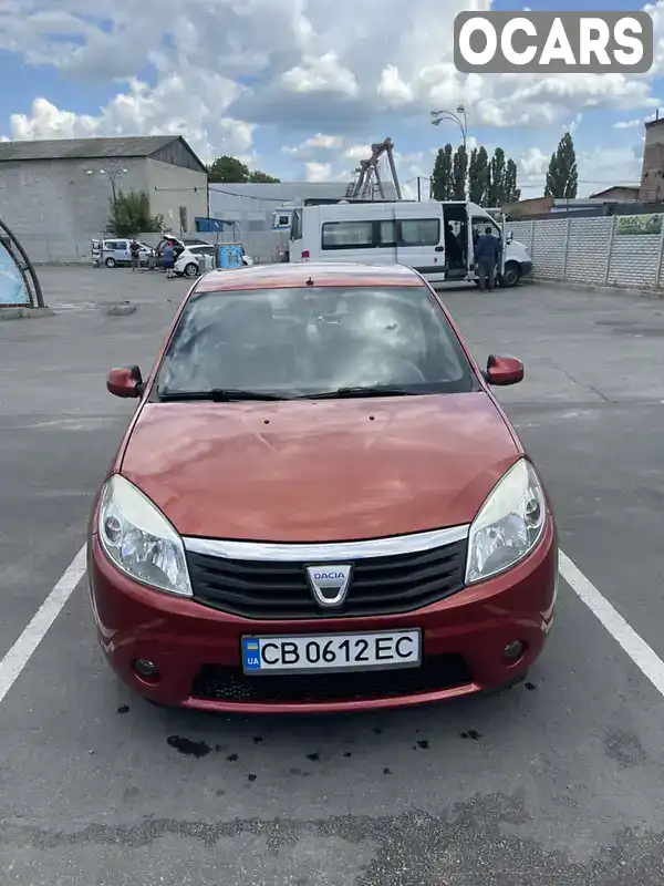 Хэтчбек Dacia Sandero 2008 1.6 л. Ручная / Механика обл. Черниговская, Чернигов - Фото 1/11