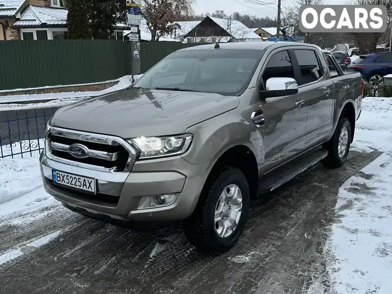 Пікап Ford Ranger 2017 2.2 л. Автомат обл. Хмельницька, Хмельницький - Фото 1/21