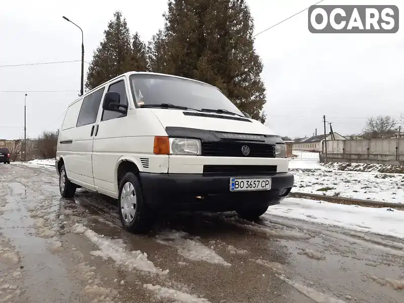 Мінівен Volkswagen Transporter 1999 2.4 л. Ручна / Механіка обл. Тернопільська, Бучач - Фото 1/17