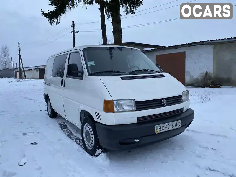 Минивэн Volkswagen Transporter 2000 1.9 л. Ручная / Механика обл. Хмельницкая, Староконстантинов - Фото 1/16