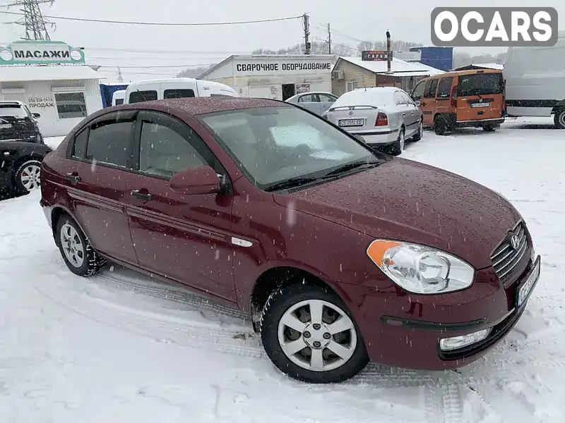 Седан Hyundai Accent 2008 1.4 л. Ручная / Механика обл. Черновицкая, Черновцы - Фото 1/12