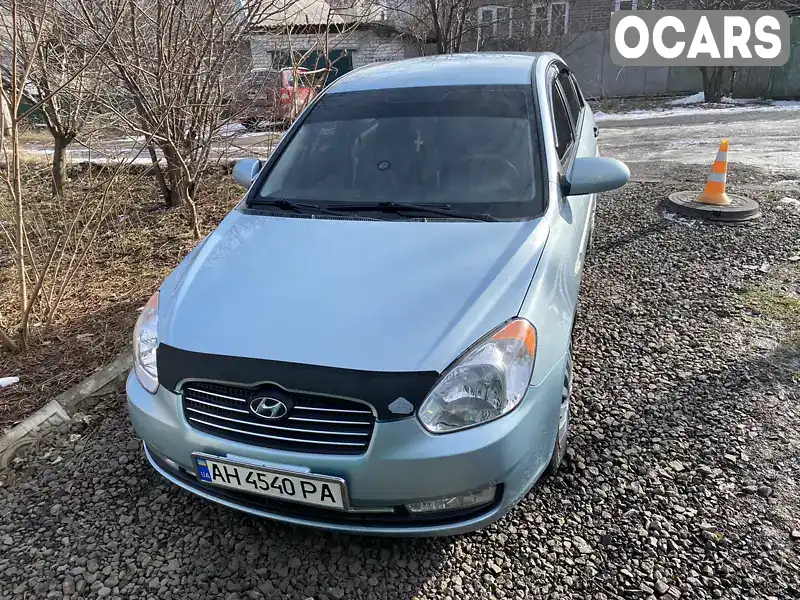 Седан Hyundai Accent 2008 1.49 л. Ручна / Механіка обл. Донецька, Краматорськ - Фото 1/10