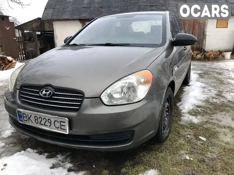 Седан Hyundai Accent 2008 1.4 л. Ручна / Механіка обл. Рівненська, Володимирець - Фото 1/8